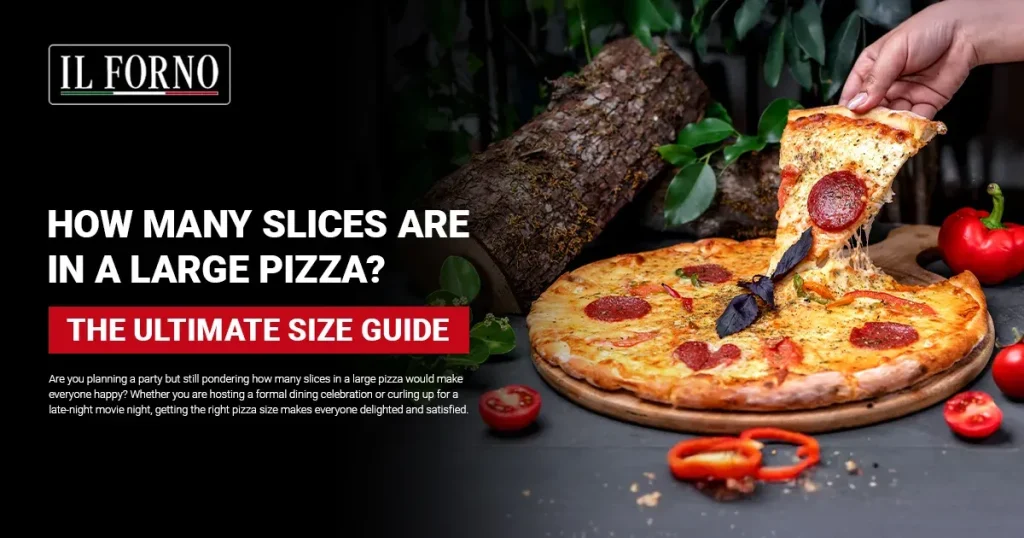 how many slices in a large pizza